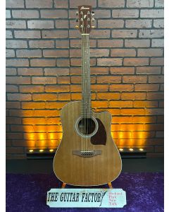 Ibanez PF54CE Acoustic-Electric Guitar Open Pore Natural TGF11