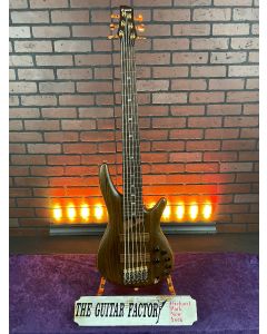 Ibanez SR5506 MHF Prestige 6 String Electric Bass. Mocha Flat with Case TGF33