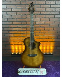 Breedlove Pursuit Exotic S Concert Amber 12-String CE Acoustic Electric Guitar. Myrtlewood-Myrtlewood TGF11