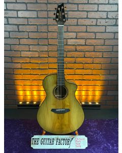 Breedlove Pursuit Exotic S Concert Sweetgrass CE Acoustic Electric Guitar. Myrtlewood-Myrtlewood TGF11