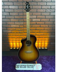 Breedlove Discovery S Concert Edgeburst LH CE Acoustic Electric Guitar. Red Cedar-African Mahogany TGF11