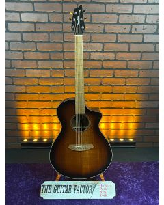 Breedlove Discovery S Concert Edgeburst CE Acoustic Electric Guitar. African Mahogany-African Mahogany TGF11