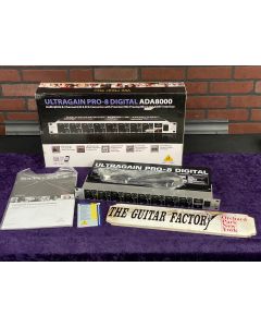 Behringer Ultragain Pro-8 Digital AD/DA Converter Model ADA8000 -MINT! SN0707