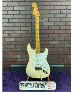 2025 Fender Jimi Hendrix Stratocaster, Maple Fingerboard, Olympic White w/Hard Case SN0707
