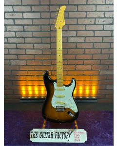 Fernandes LE-2 Tabacco Burst Stratocaster Electric Guitar Vintage 90's MADE IN JAPAN w/ Fernandes Hard Case SN0325