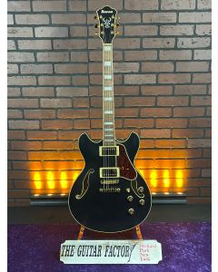 Ibanez Artcore AS73GBKF Semi-Hollowbody Electric Guitar Flat Black TGF11