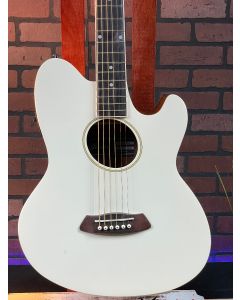 Ibanez Talman TCY10E-IVH Acoustic-Electric Guitar Ivory TGF11