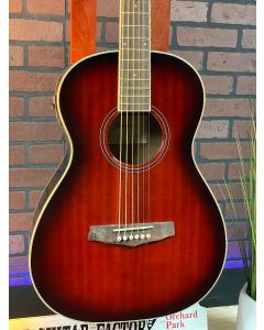 Ibanez PN12EVMS Parlor Acoustic-Electric Guitar Vintage Mahogany Sunburst TGF11