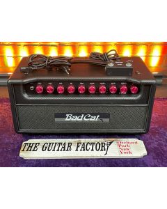 Bad Cat Lynx Head 50-Watt 2-Ch Tube Guitar Head - Carbon Fiber w/ Red Knobs w/ Footswitch SN0804