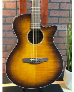 Ibanez AEG70VVH Flamed Maple Top Grand Concert Acoustic-Electric Guitar Vintage Violin TGF11