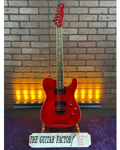 Fender Special Edition Custom Telecaster FMT HH, Laurel Fingerboard, Crimson Red Transparent Electric Guitar SN0407