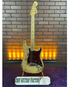 TGF Chop Shop "Hard Core Relic" Fender Made in Japan Limited International Color Stratocaster, Maple Fingerboard, Sahara Taupe w/ Hard Case SN7799