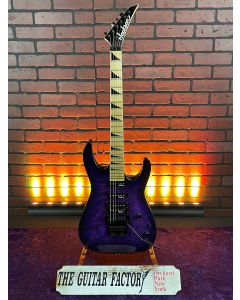 Jackson JS Series Dinky JS34Q DKA-M Electric Guitar - Transparent Purple SN0814