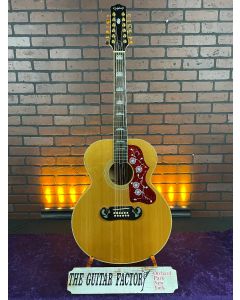 1994 Epiphone by Gibson EJ 212- Natural, Super Jumbo - Rare - Made in Korea - W/ Hard Case SN0421