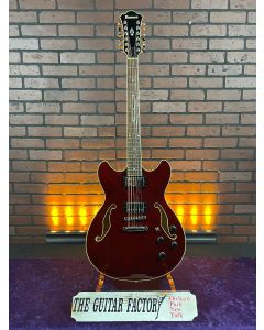 Ibanez AS7312-TCR Artcore 2013 - Transparent Cherry - 12 String Semi-Hollow Electric Guitar SN0417