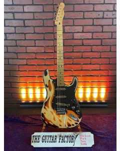 TGF Chop Shop Fender Relic "Partscaster" Stratocaster w/ Telecaster Neck Electric Guitar SN0825