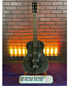 2000's Regal RC-2 Duolian single-cone, metal-body resonator guitar w/ Hard Case SN0826