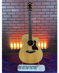 Taylor 214ce-Koa DLX Cutaway Acoustic Electric Guitar w/ Hard Case SN0826