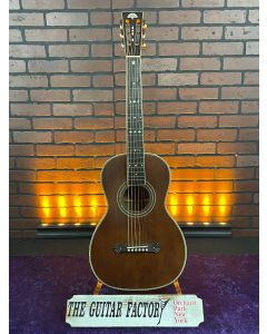 2017 Washburn 1800's Reissue R314KK with Washburn "Coffin Case" - Spruce/Trembesi Parlor Acoustic Guitar w/ Hard Case SN0429