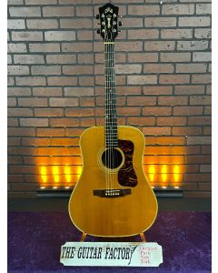 Vintage Guild 1970 D-50NT Dreadnought Acoustic Guitar w/ Hard Case SN0429