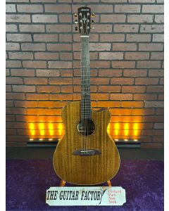Alvarez AF660CE Folk Acoustic-Electric Guitar - Natural with Alvarez Hard Case SN0429-U