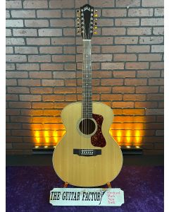 Guild F-2512E Jumbo 12-String Acoustic-Electric Guitar Natural SN0709