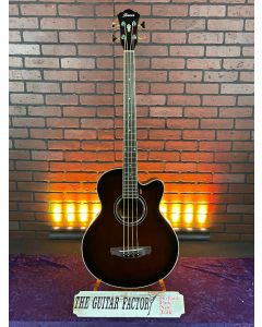 Ibanez AEB10E-DVS Acoustic-Electric Bass Guitar Dark Violin Sunburst TGF11