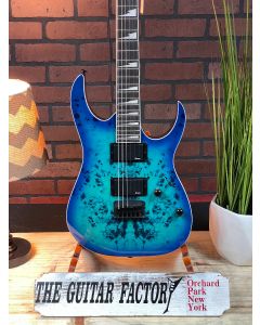 Ibanez GRGR221PA GRG Series 6-String Electric Guitar Aqua Burst TGF11