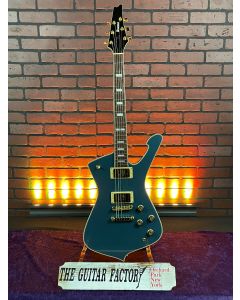 Ibanez Iceman IC420 Electric Guitar Antique Blue Metallic TGF11