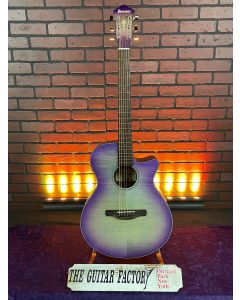 Ibanez AEG70PIH Flamed Maple Top Grand Concert Acoustic-Electric Guitar Purple Iris TGF11