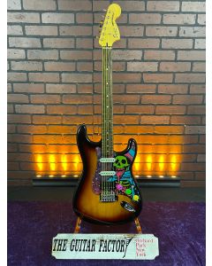 TGF Chop Shop (Graphic Series) Squier Vintage Modified Stratocaster HSS, Rosewood Fingerboard, 3-Color Sunburst Electric Guitar SN0967