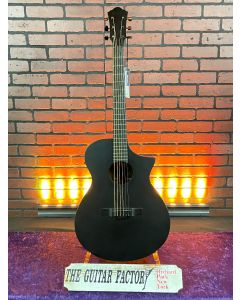 Ibanez AEWC621 Auditorium Acoustic-Electric Guitar Blackout Flat TGF11