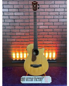 Ibanez AEG Series AEGB30E Acoustic Electric Bass Guitar Natural High Gloss TGF11