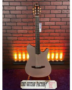 Ibanez FRH10NRGF Thinline Nylon Acoustic-Electric Guitar Rose Gold Metallic Flat TGF11