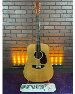 Martin Custom X Series 12-String Acoustic/Electric Dreadnought 2013- Natural w/ Case SN0602