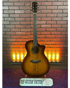 2022 Breedlove Pursuit Exotic S Concerto Tiger's Eye CE Acoustic Electric Guitar SN1020