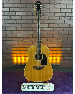 70's Epiphone FT-160 12 String Dreadnaught Acoustic Electric Made in Japan A/E Guitar SN0602
