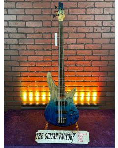 Ibanez SR605ELDB 5-String Electric Bass Guitar Low Tide Blue Fade TGF11