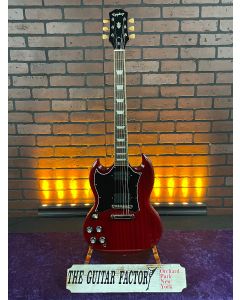 2022 Epiphone SG Standard Left-handed Electric Guitar - Cherry - w/ EMG Jim Root JR Daemonum Pickups w/ Case SN2812