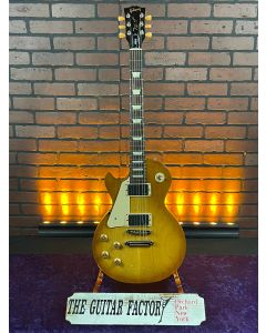2020 Gibson Les Paul Tribute (Left-Handed) Electric Guitar - Satin Honeyburst - EMG Kirk Hammett Pickups w/ Hard Case SN0609