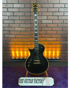 2024 ESP LTD EC-1000 Electric Guitar, Left-Handed, Satin Black w/ Gig Bag SN0609