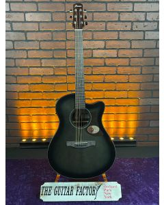 Ibanez AAM70CETBN Advanced Auditorium Acoustic Electric Guitar TRANSPARENT CHARCOAL BURST  TGF11