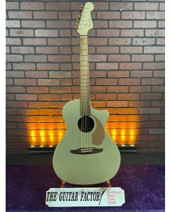 2022 Fender Newporter Player, Walnut Fingerboard, Champagne Acoustic Electric Guitar SN4997
