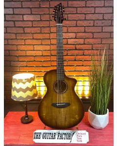 Breedlove Pursuit Exotic S Concert Amber 12-String CE Acoustic Electric Guitar. Myrtlewood-Myrtlewood