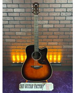 Yamaha A1R Dreadnought Cutaway - Tobacco Brown Sunburst w/ Deluxe Gig Bag SN0819