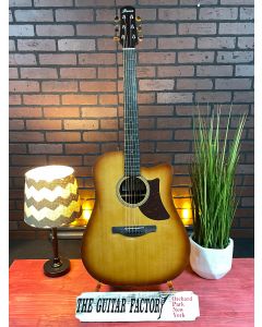 Ibanez AAD50CE Advanced Acoustic-Electric Grand Dreadnought Guitar Light Brown Sunburst Low Gloss TGF11