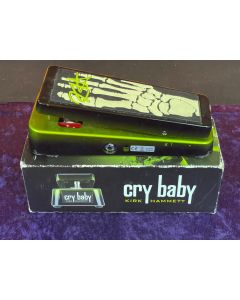 Dunlop KH95 Kirk Hammett Signature Cry Baby Wah Guitar Effects Pedal Black and Green w/ Box SN0701