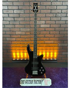 Schecter Diamond Series Deluxe-4 Electric Bass - Black w/ Hard Case SN0701