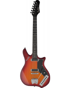 Hagstrom IMP-CSB Impala Electric Guitar. Cherry Sunburst