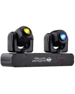 American DJ INN278 INNO Pocket Spot Twins Dual Mini Moving Head with Wired Digital Communication Network